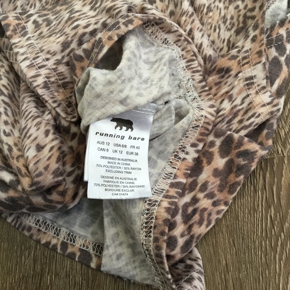 Running Bare Leopard Muscle Tank Top - Picture 4 of 5